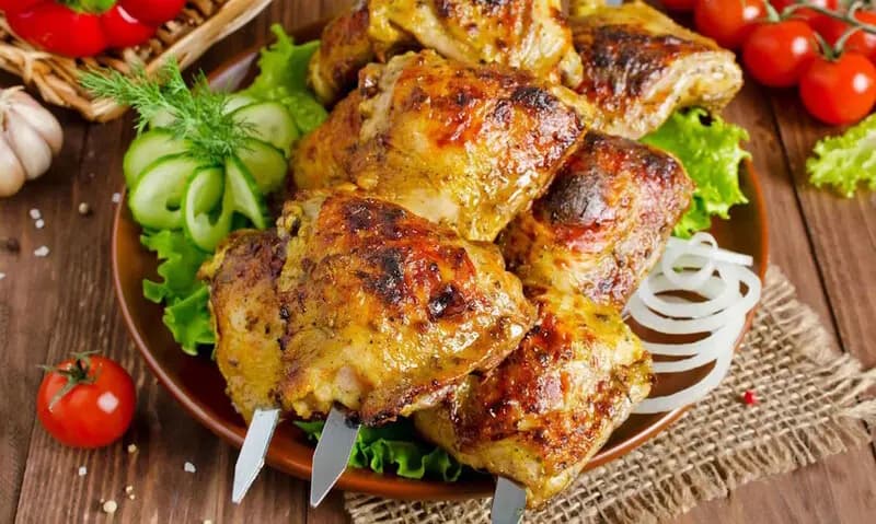 Шашлык из курицы (Бедро без кости)