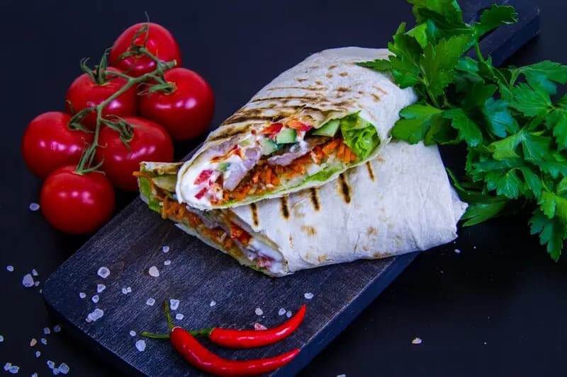 Шаурма из свинины большая