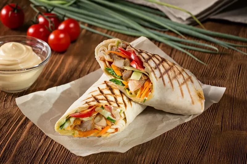 Шаурма из курицы большая